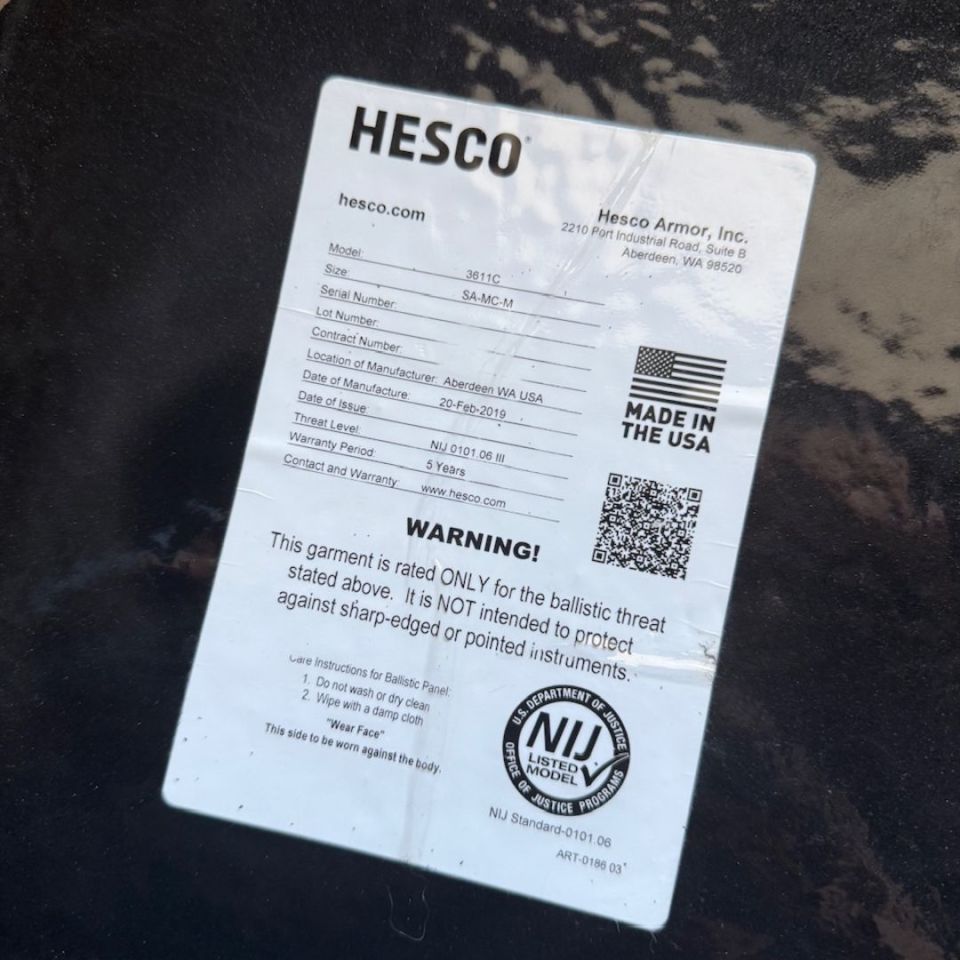 Image 2 - Hesco 3611C MEDIUM sapi plates NO TRADES