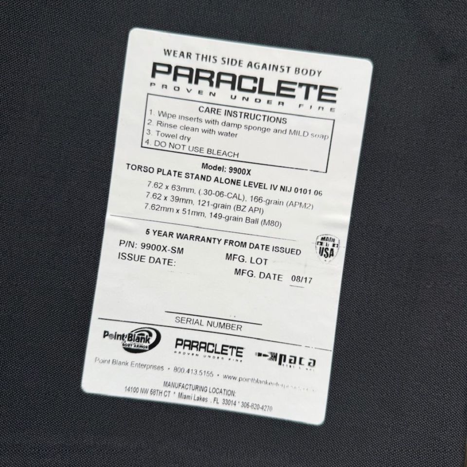 Image 2 - Paraclete 9900X Sapi Small 