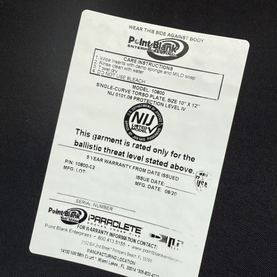 Image 2 - Pointblank level 4 plates