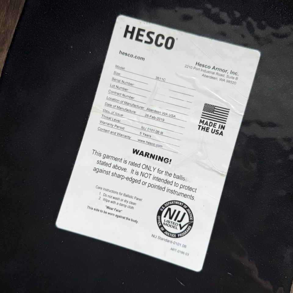 Image 2 - Hesco 3611C SMALL sapi plates