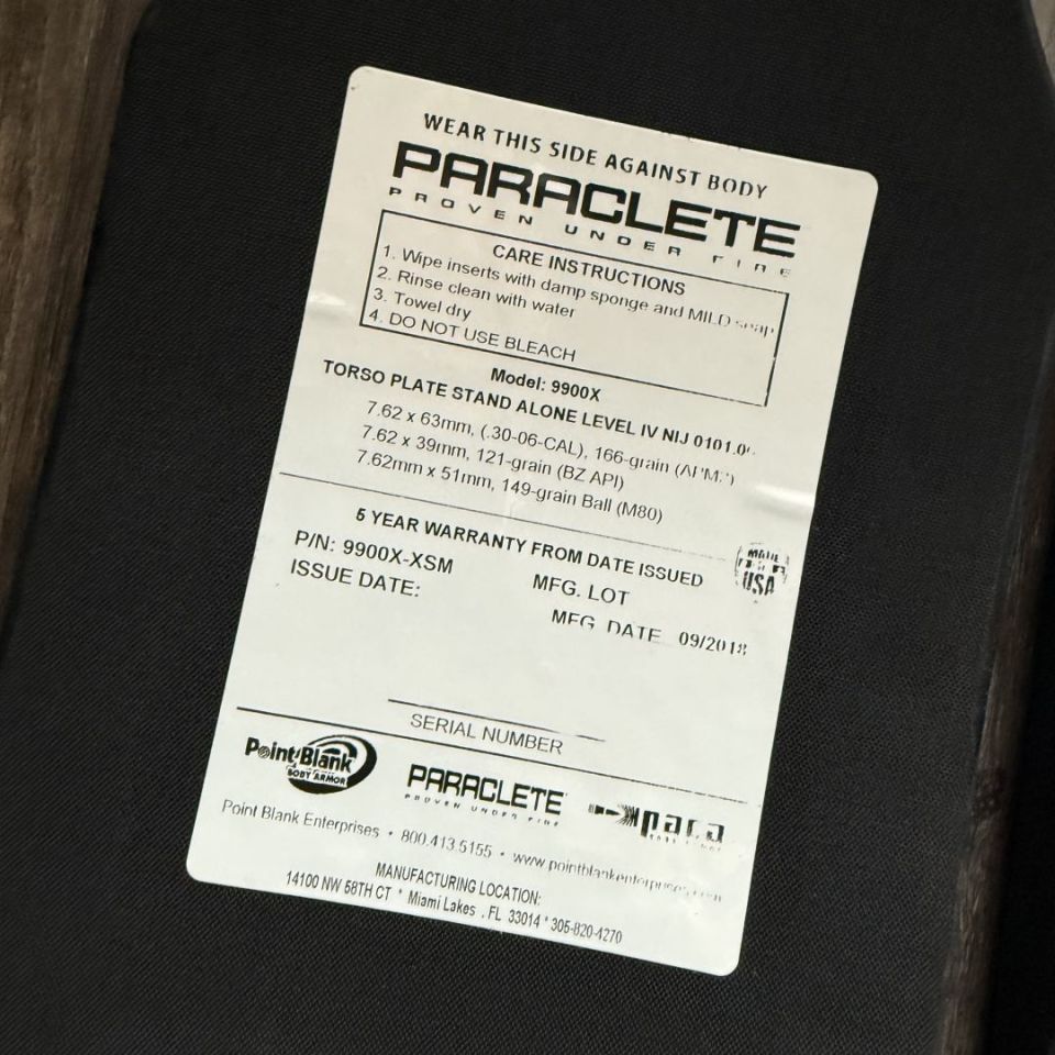 Image 2 - Paraclete 9900X level 4 XS