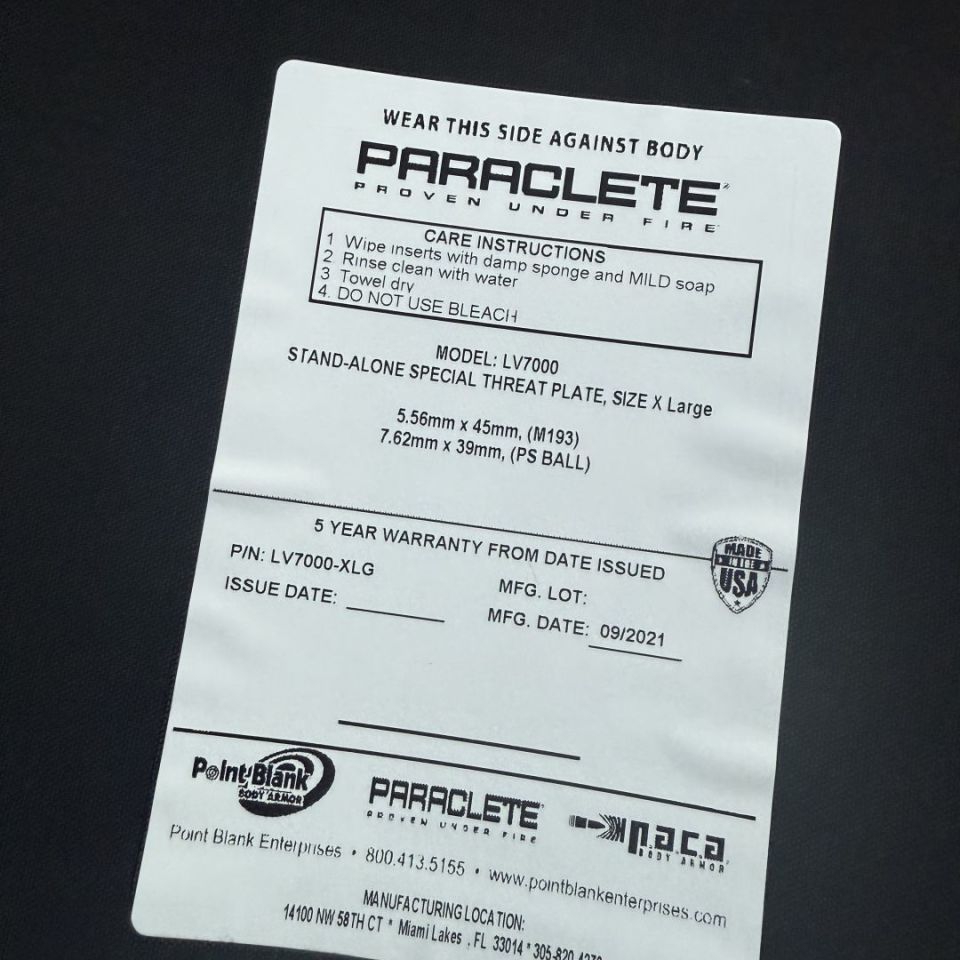 Image 2 - Paraclete LV7000 level 3 XL