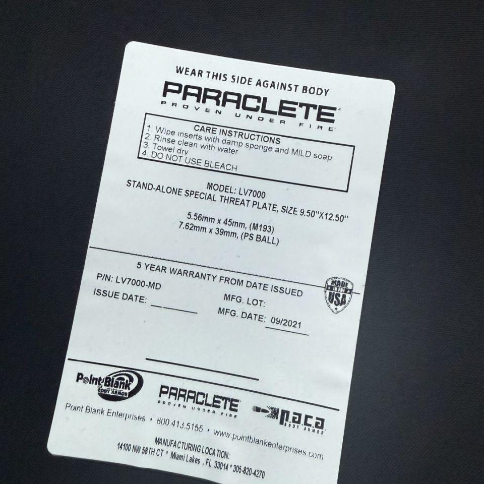 Image 2 - Paraclete LV7000 level 3 Med