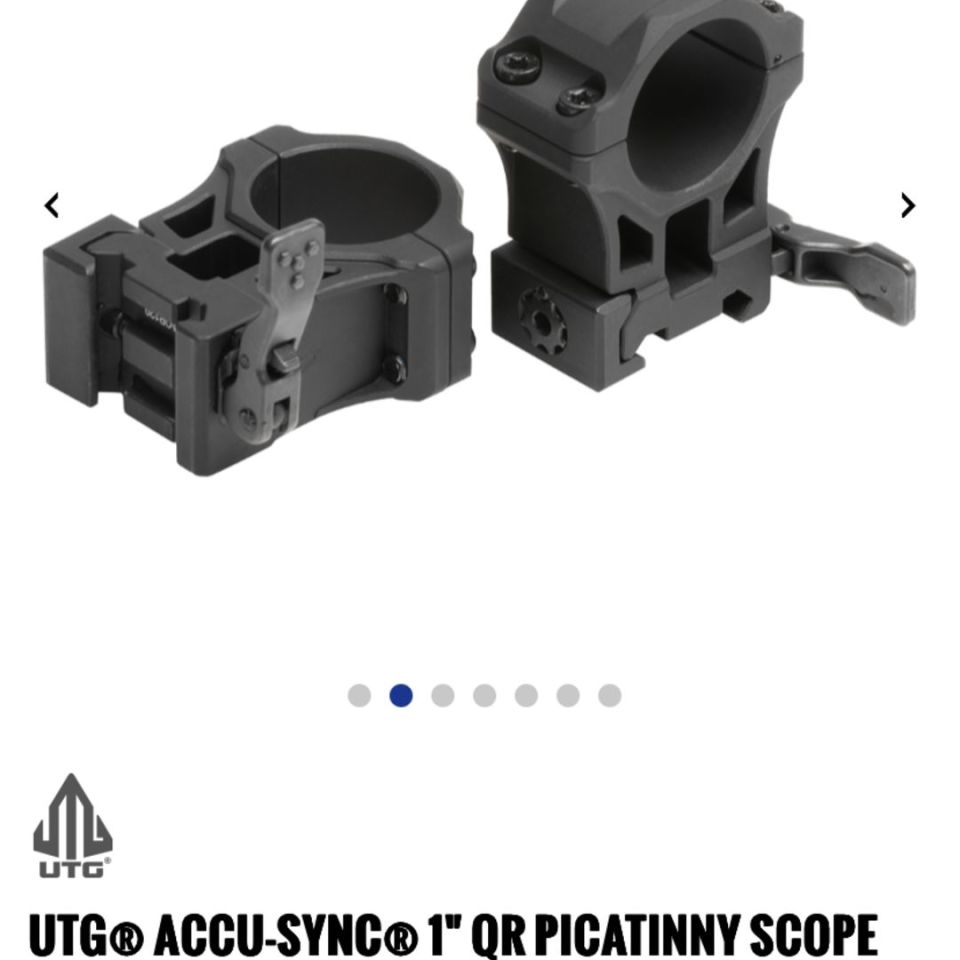 Image 2 - UTG Accu-sync 1” high rings