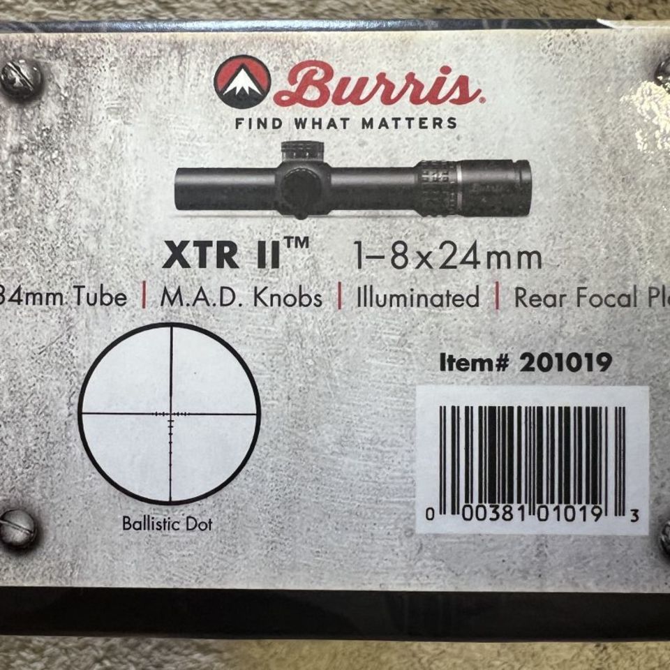 Image 3 - Burris XTR II 1-8x24