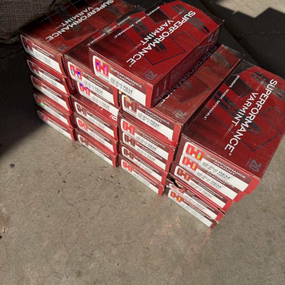 Image 1 - Hornady Vmax 22-250 21 boxes 