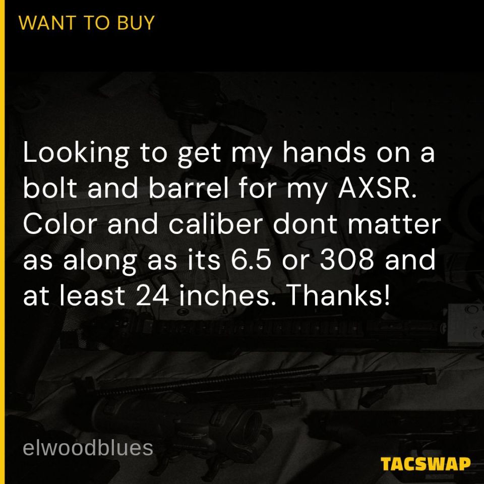 Image 1 - AXSR 308/6.5CM Bolt/Barrel