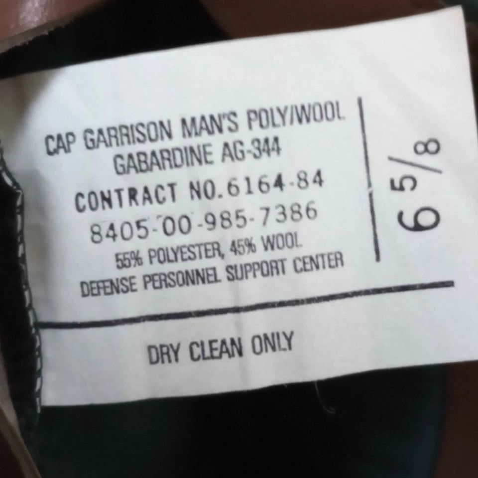 Image 5 - 1980's US Army Green Garrison Side Cap