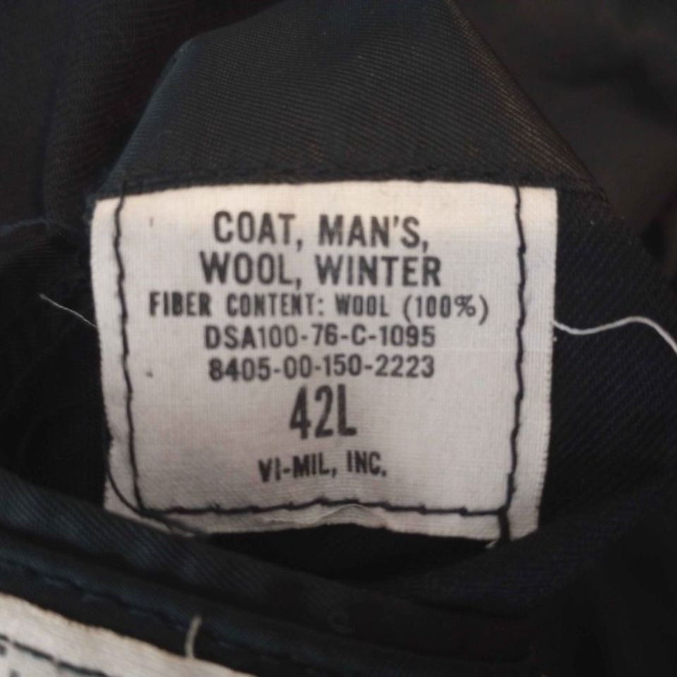 Image 5 - US Navy Winter Wool Coat 70s