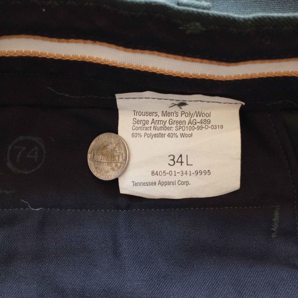 Image 3 - 90's US AGSU Dress Trousers 34