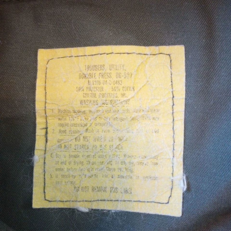 Image 5 - US OG-507 Utility Pants 30x29