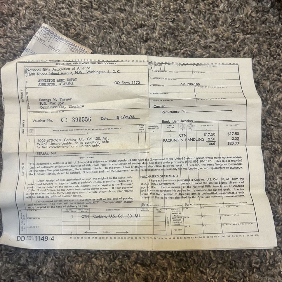 Image 4 - DCM/US ARMY INLAND M1 CARBINE