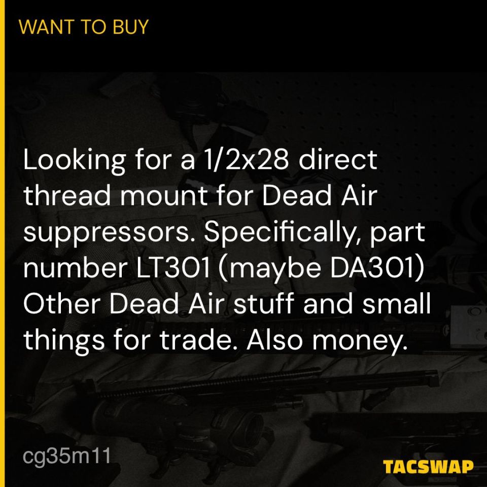 Image 1 - Dead Air 1/2x28 Direct Thread