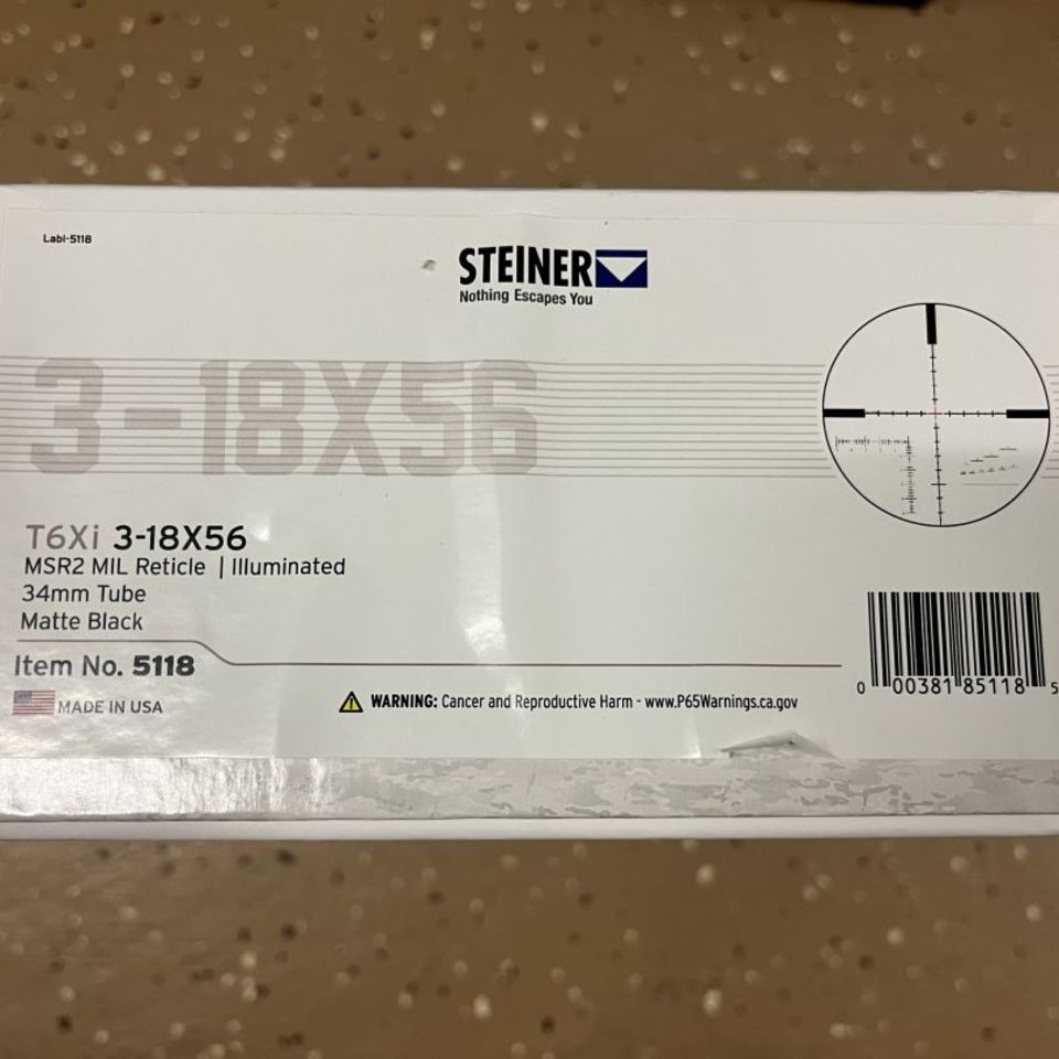 Image 2 - Steiner T6Xi 3-18x56 MRAD