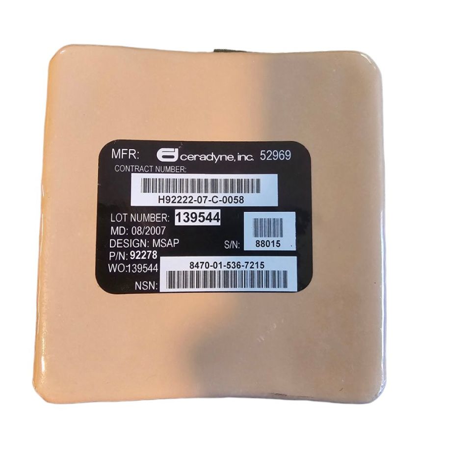 Image 4 - ACTIVE Ceradyne MSAP Plates