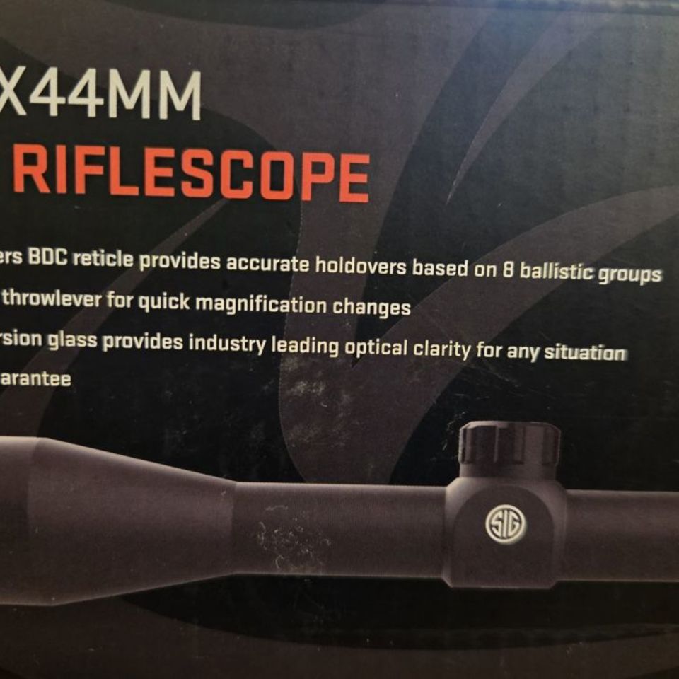 Image 2 - Sig buckmaster 3-12x44 scope 