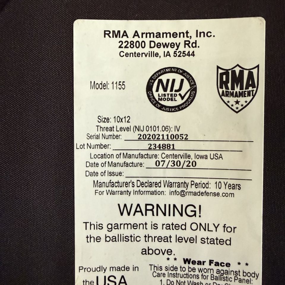 Image 3 - RMA 1155 LVL IV