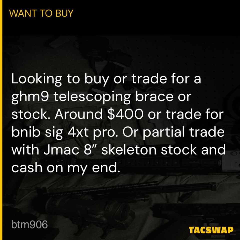 Image 1 - B&T ghm9 telescoping stock