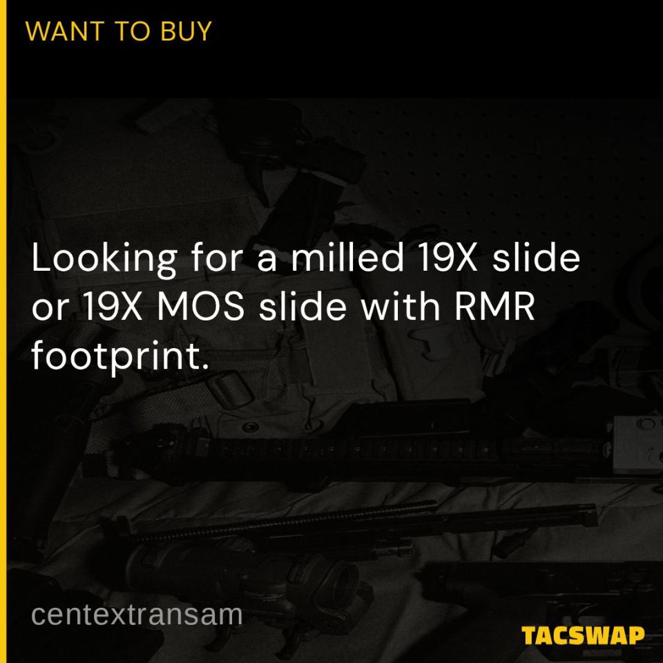 Image 1 - WTB Glock 19X RMR Cut Slide