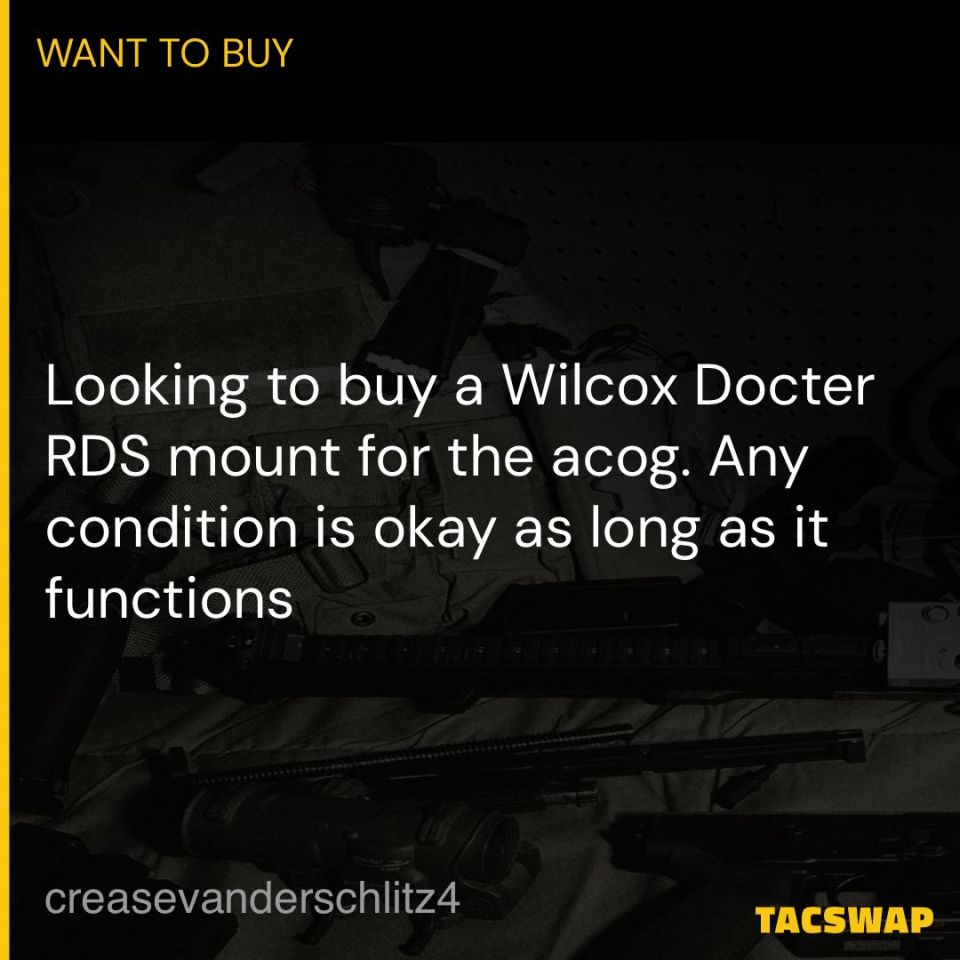Image 1 - Wilcox Docter Mount for ACOG