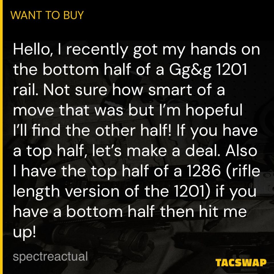 Image 1 - WTB top half Gg&g 1201 rail