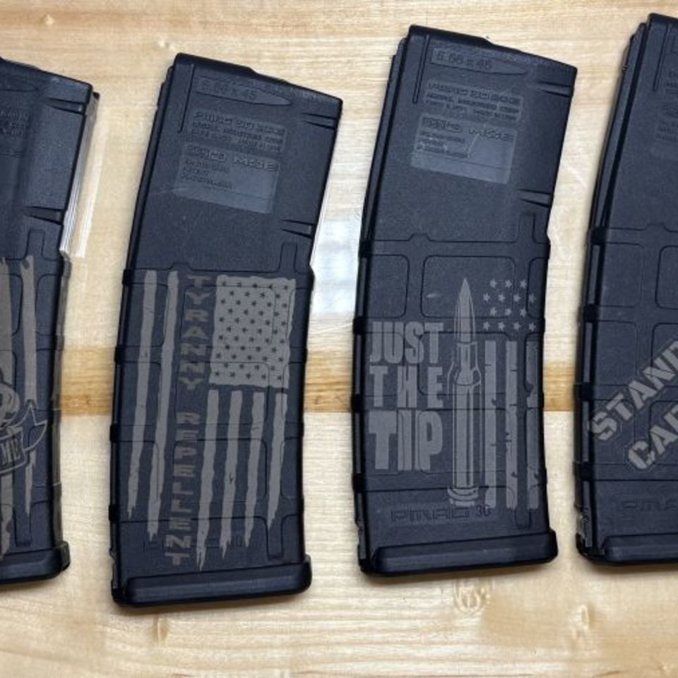Image 1 - Laser Engraved Pmags