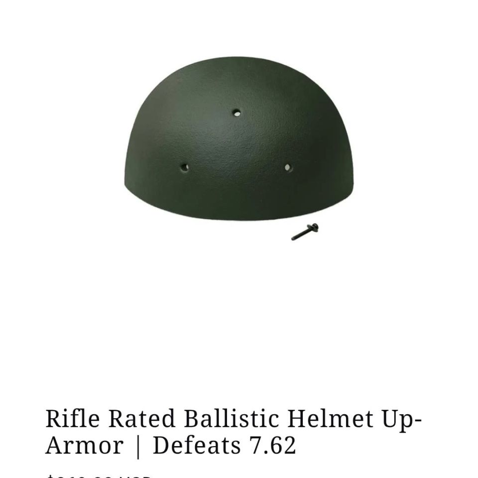 Image 1 - HHV helmet up armor
