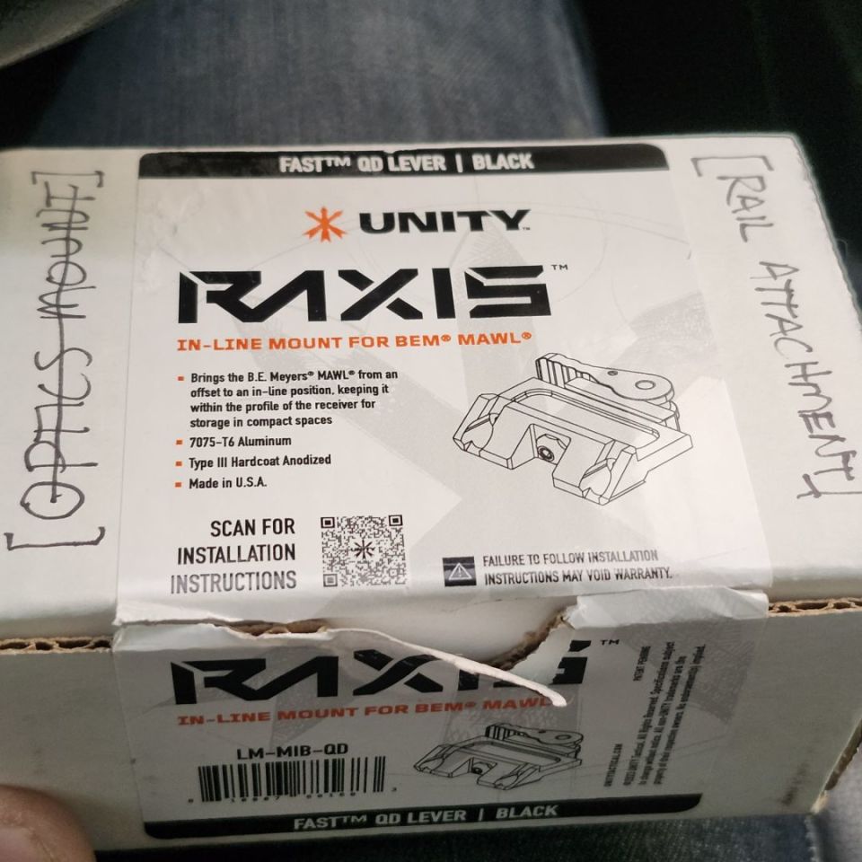 Image 2 - Unity fast Raxis mount MAWL