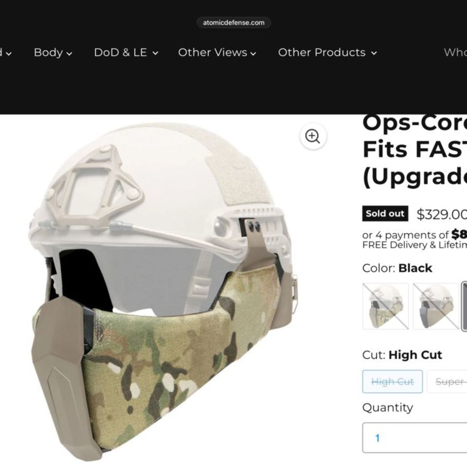 Image 4 - Ops Core Gunsight Mandible 