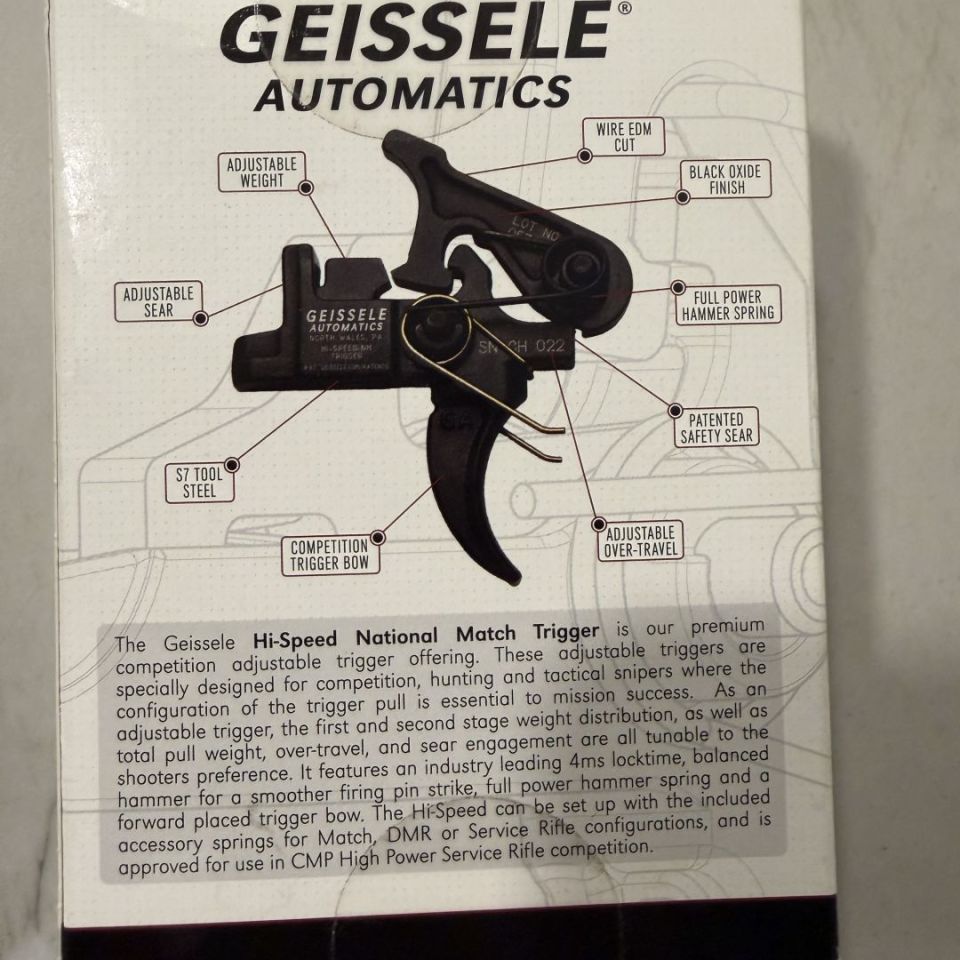 Image 2 - Geissel Hi-Speed Nat Mat trig