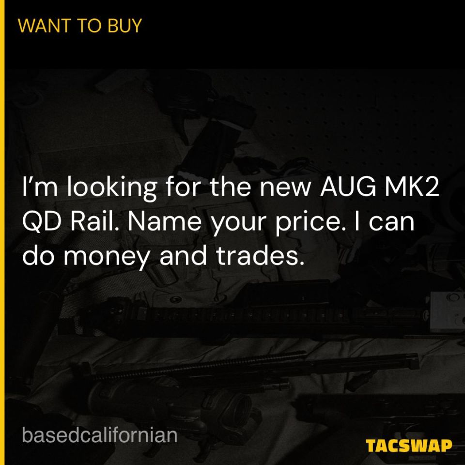 Image 1 - WTB: Steyr AUG A3M2 QD Rail