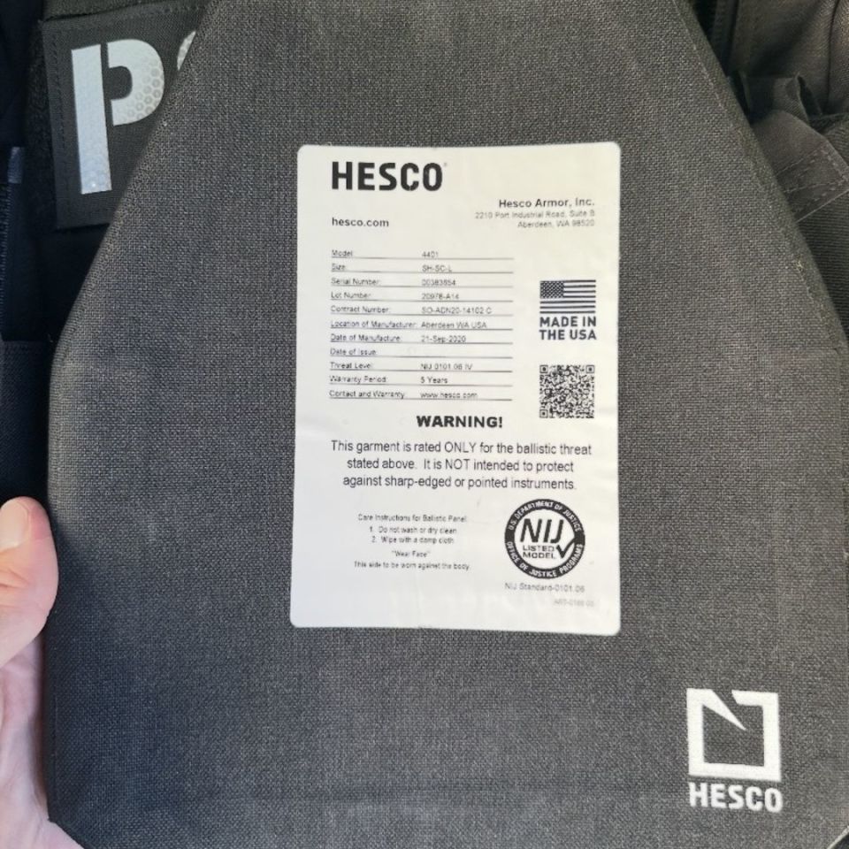 Image 3 - Spiritus LV119 w/ Hesco Plates