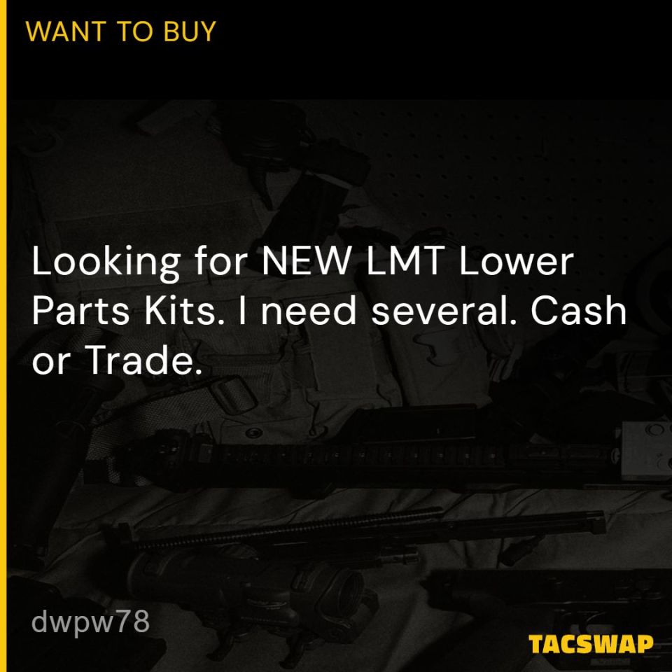 Image 1 - WTB: LMT LOWER PARTS KIT