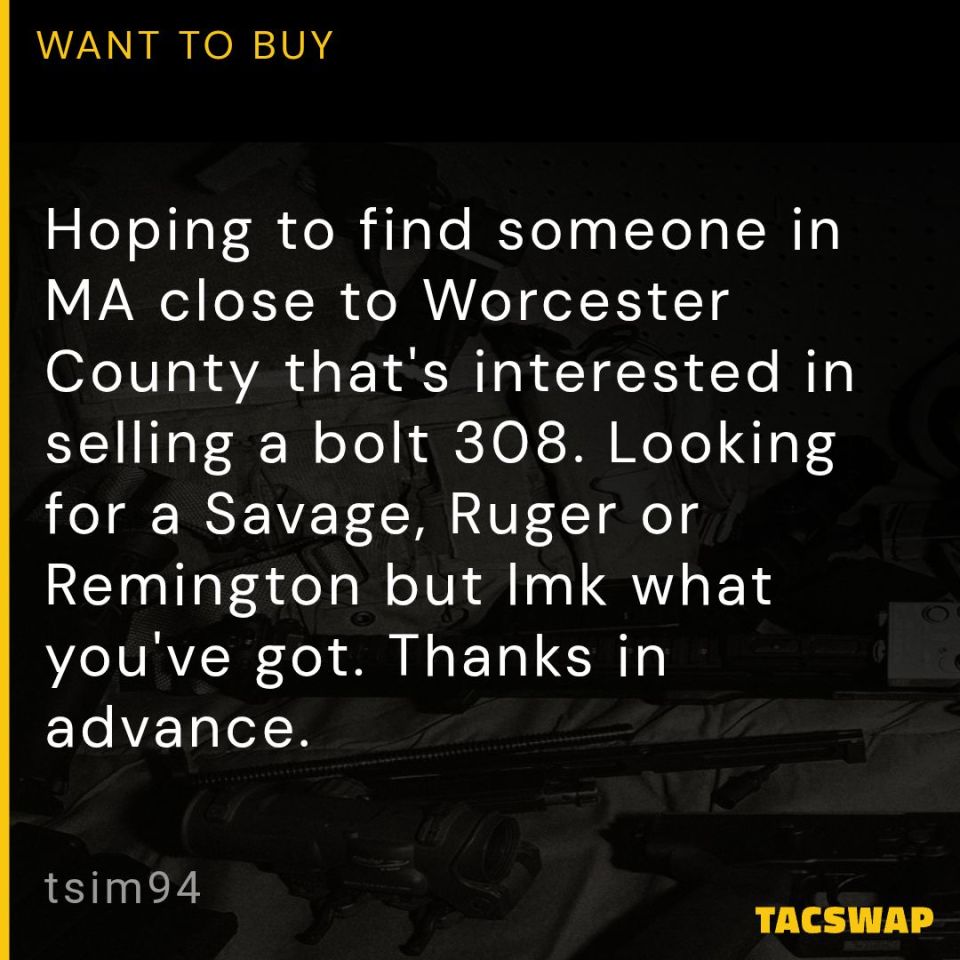 Image 1 - WTB bolt 308 Savage or Ruger