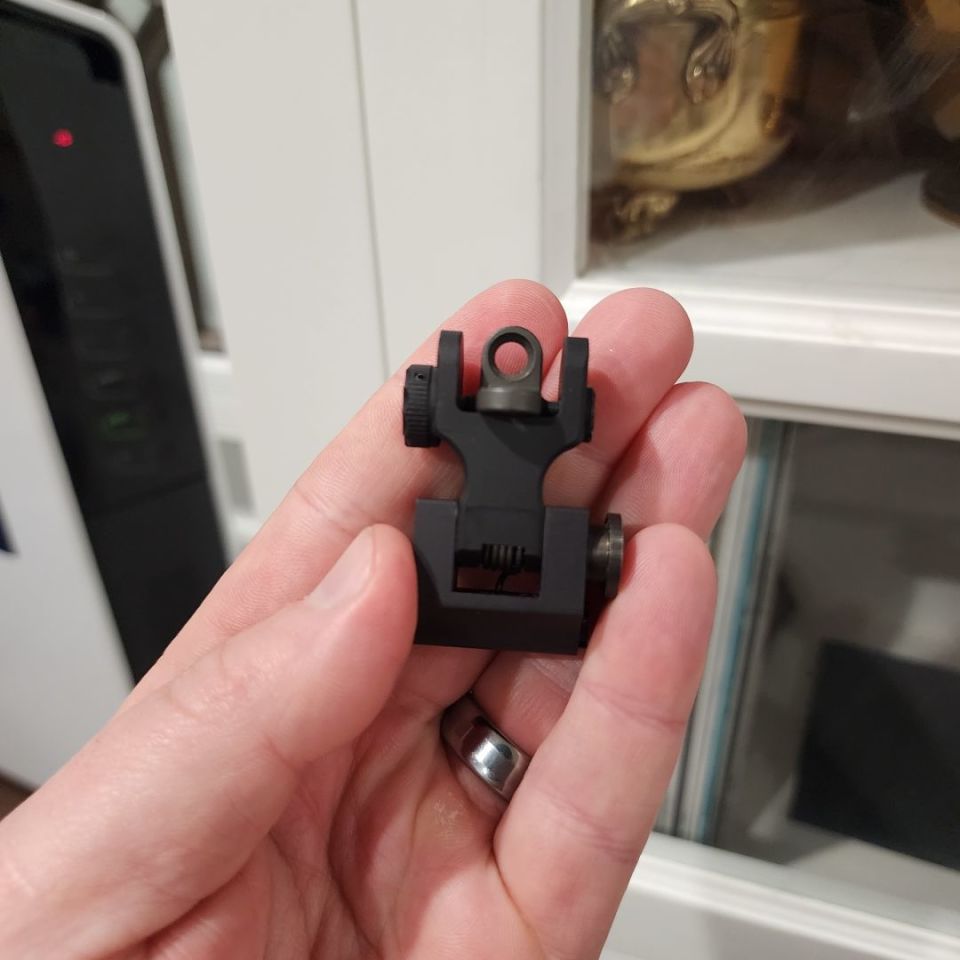 Image 5 - Sig 55a1 Flip Up Sights 