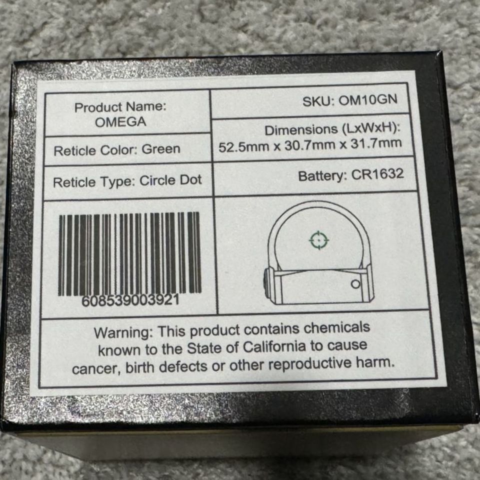 Image 2 - New RMR Footprint Green Dot