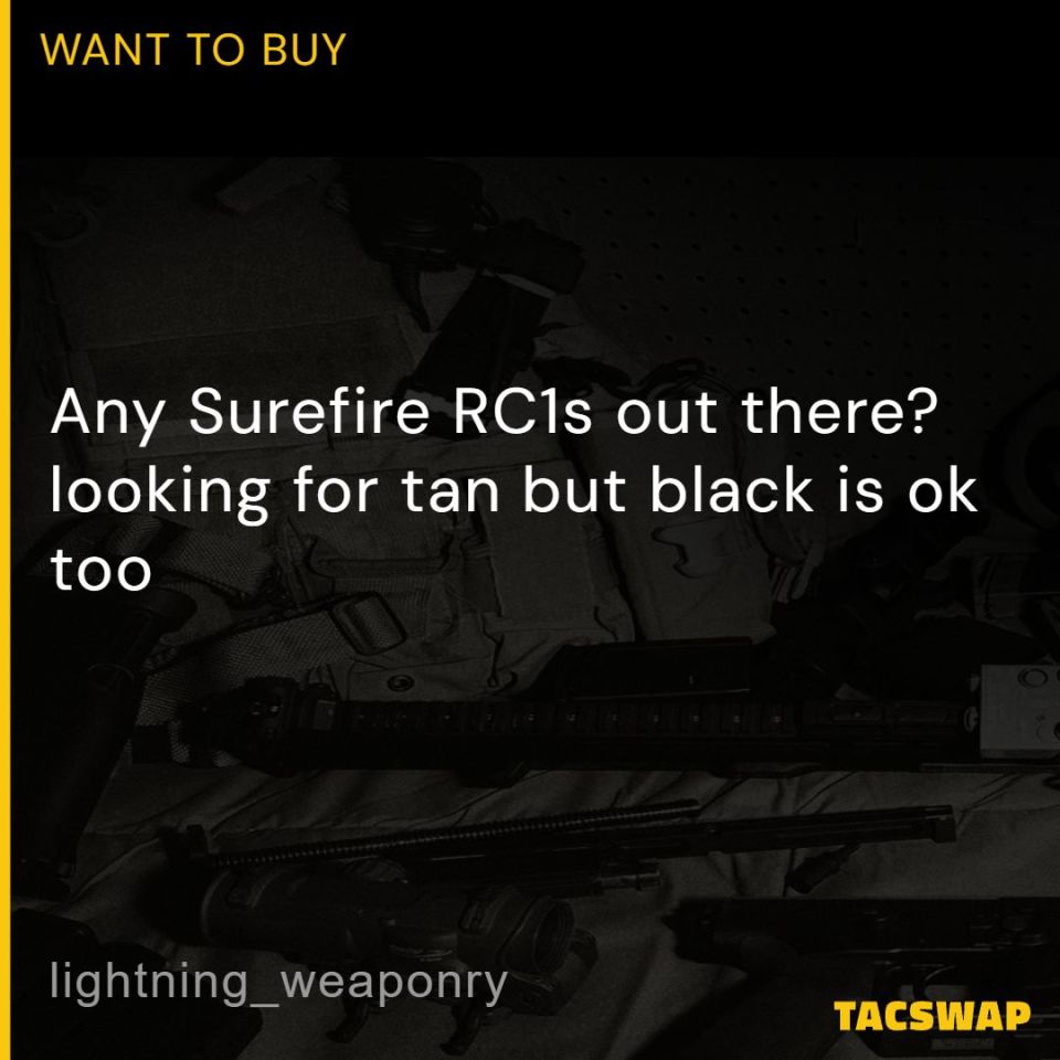 Image 1 - Any Surefire RC1s out there?