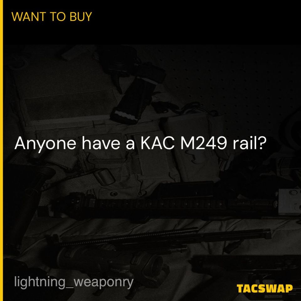 Image 1 - Anyone have a KAC M249 rail?