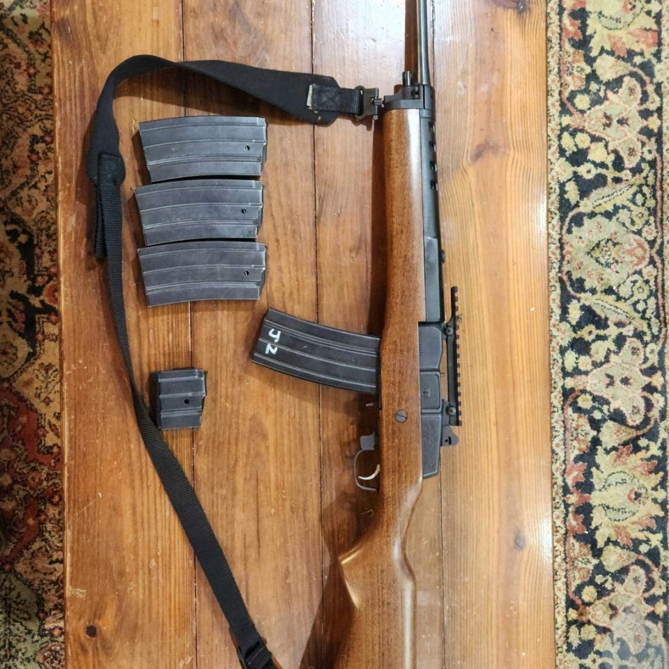 Image 3 - Mini 14 w Adjustable gas block