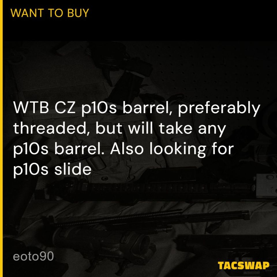 Image 1 - WTB CZ p10s barrel or slide