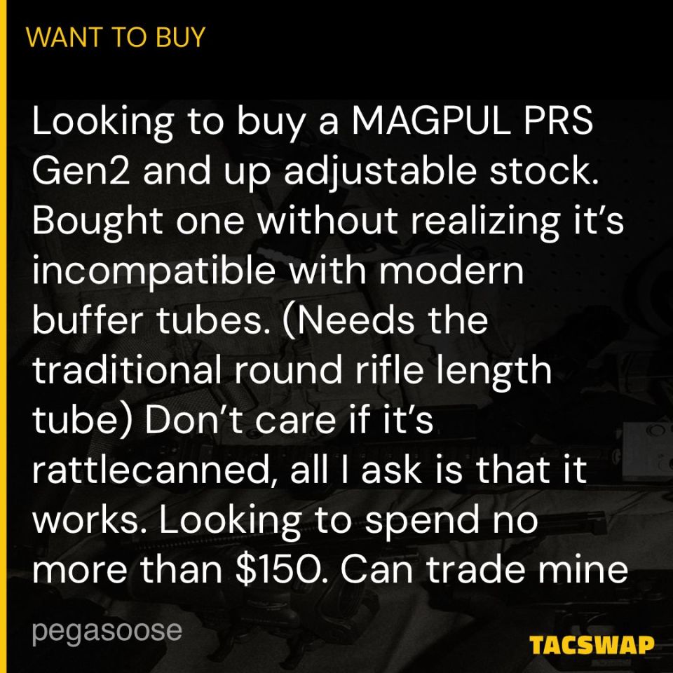 Image 1 - WTB MAGPUL PRS GEN2+ STOCK