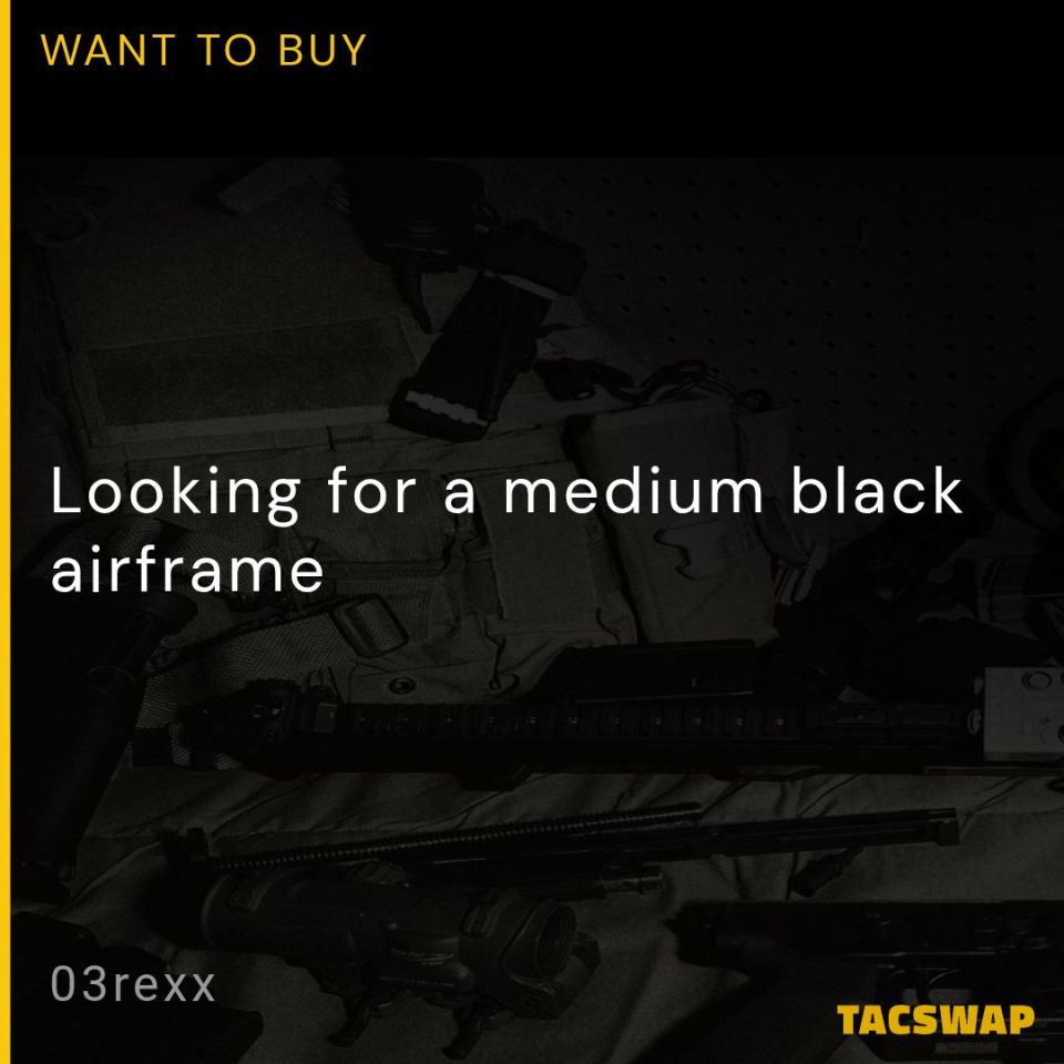 Image 1 - ISO black airframe 