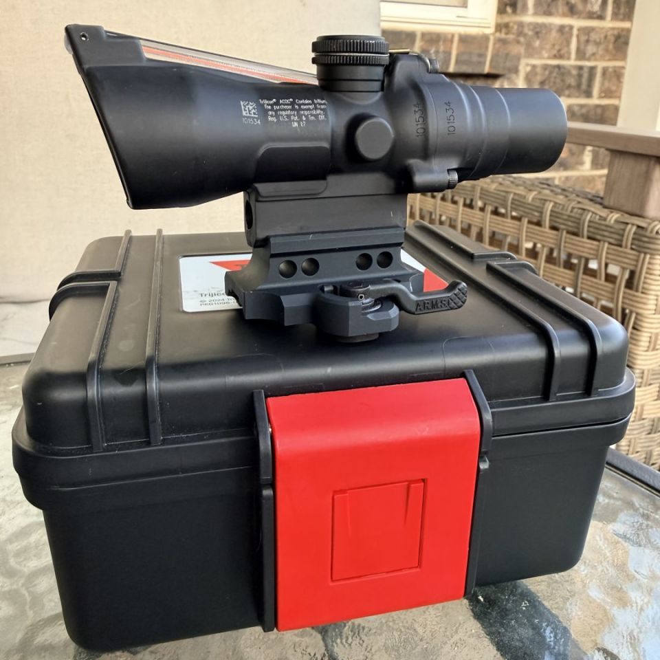 Image 1 - Trijicon ACOG 2x20 w/ A.R.M.S.