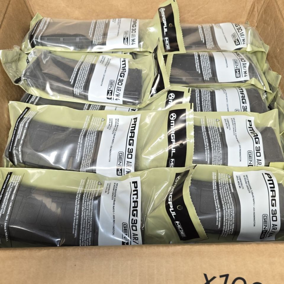 Image 2 - 100 Magpul Black Pmags Gen 2 MOE