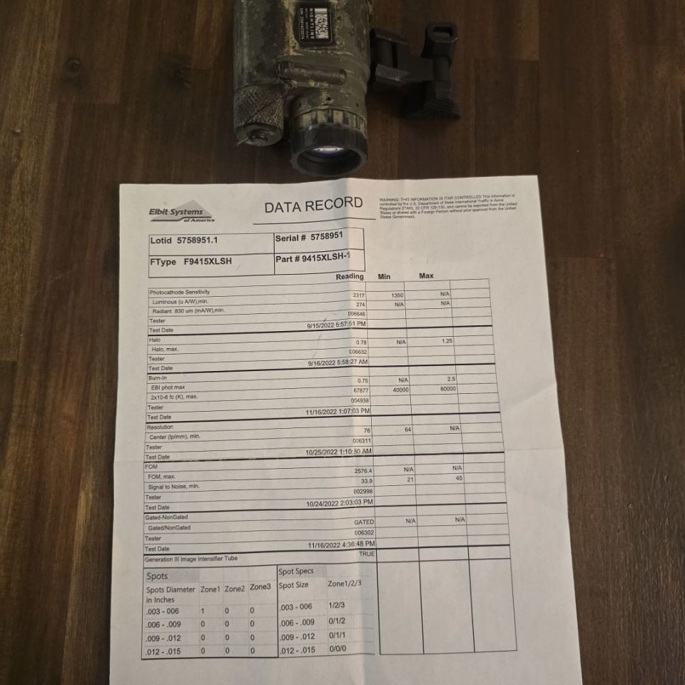 Image 1 - Nightline PVS-14 Gen3 WP 