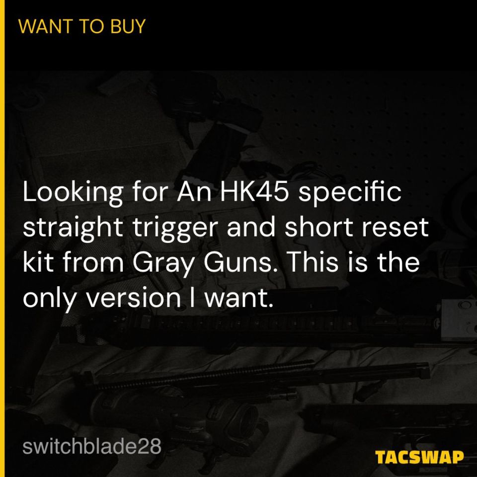 Image 1 - HK 45 straight trigger and kit