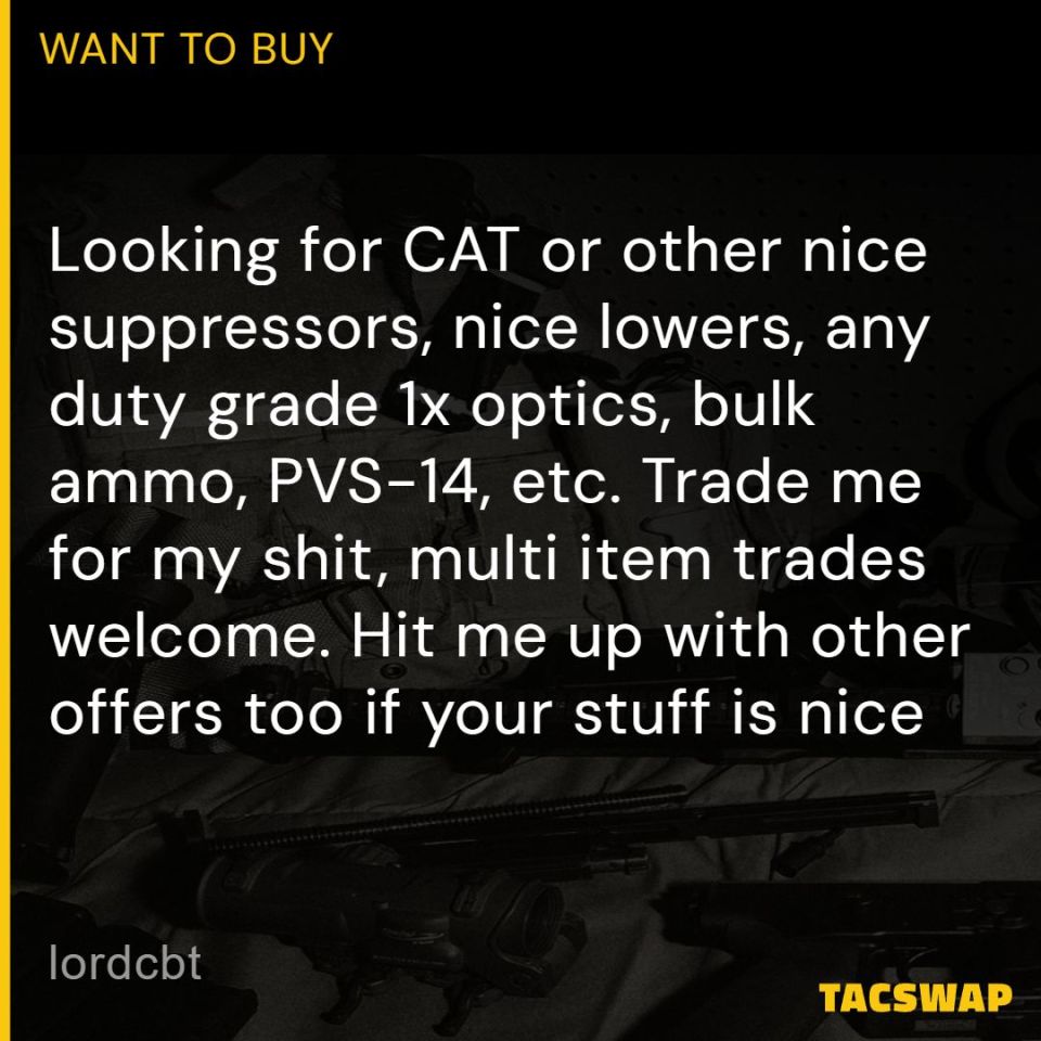 Image 1 - Nice Lowers, x1 optics, cans