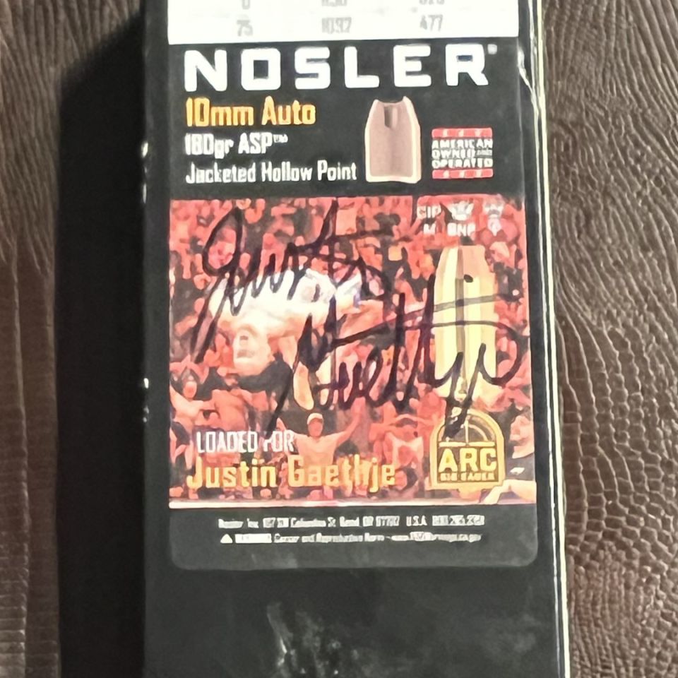 Image 1 - Justin Gaethje Nosler 10mm box