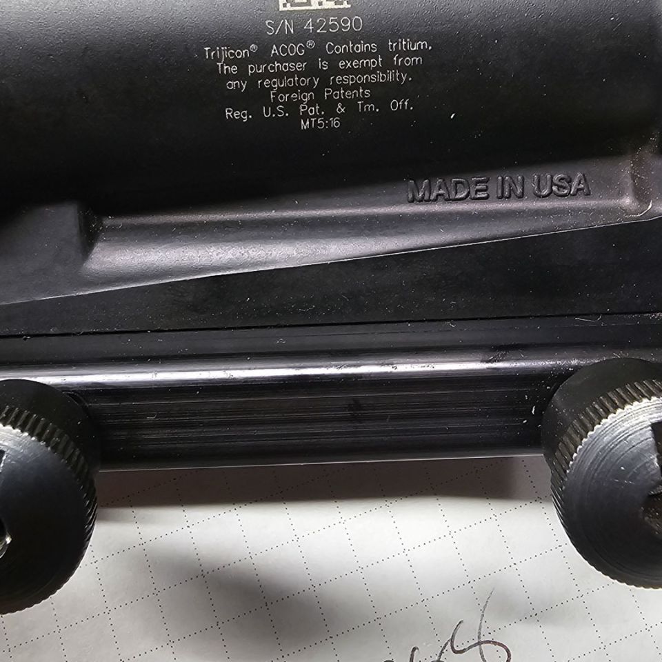 Image 2 - TA11J ACOG with RM35 (NO RMR)