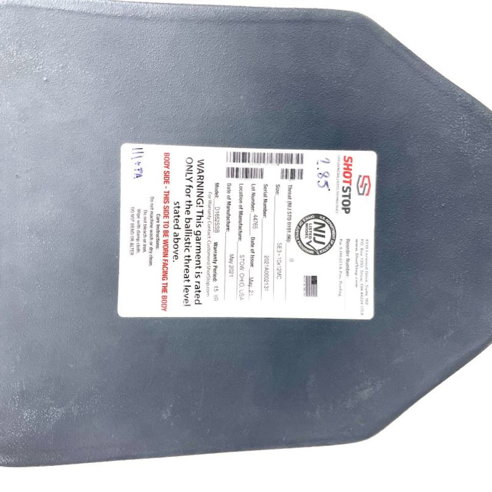 Image 2 - Shot Stop 3+ Armor Plates - pair